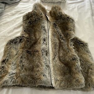 Faux Fur Reversible Vest
